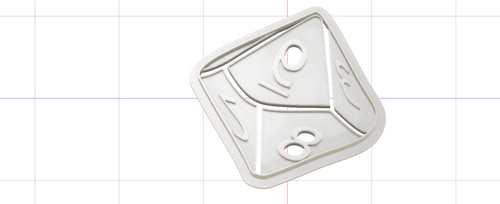 3D Model to Print Your Own D10 Cookie Cutter DIGITAL FILE ONLY