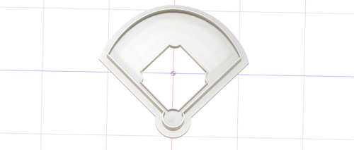 3D Model to Print Your Own Baseball Diamond DIGITAL FILE ONLY