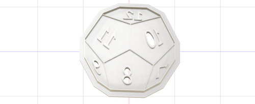 3D Model to Print Your Own D12 Cookie Cutter DIGITAL FILE ONLY