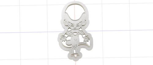 3D Model to Print Your Own Dragon Ball Z Frieza Cookie Cutter DIGITAL FILE ONLY (Copy)