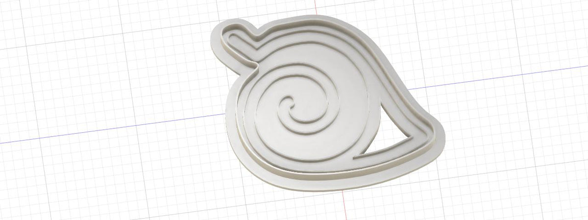 3D Model to Print Your Own Naruto Hidden Leaf Symbol Cookie Cutter DIG ...