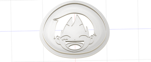 3D Model to Print Your Own One Piece Monkey D Luffy Cookie Cutter DIGITAL FILE ONLY