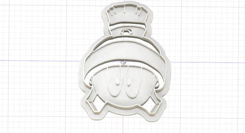 3D Model to Print Your Own Looney Toons Marvin the Martian Cookie Cutter DIGITAL FILE ONLY