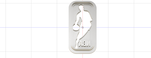 3D Model to Print Your Own Cookie Cutter Inspired by NBA Logo DIGITAL FILE ONLY