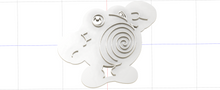 Load image into Gallery viewer, 3D Model to Print Your Own Cookie Cutter Inspired by Pokemon Polywhirl DIGITAL FILE