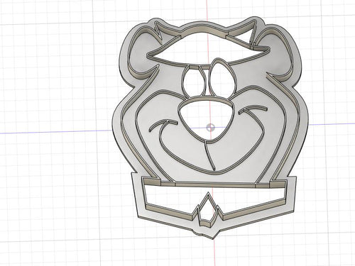 3D Model to Print Your Own Yogi Bear Head Cookie Cutter DIGITAL FILE ONLY