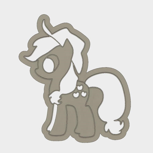 3D Model to Print Your Own MLP Apple Jack Cookie Cutter DIGITAL FILE ONLY