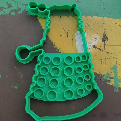 3D Printed Cookie Cutter Inspired by Dr. Who Dalek
