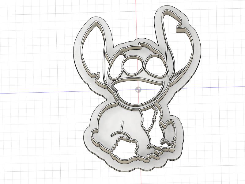 3D Printed Cookie Cutter Inspired by Stitch Doughboy's Attic