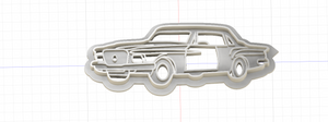 3D Printed 1960-62 Plymouth Valiant Cookie Cutter