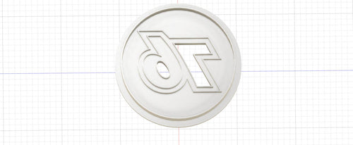 3D Model to Print Your Own 76 Gasoline Logo Cookie Cutter DIGITAL FILE ONLY
