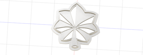 Model to Print Your Own US Army Maple Leaf Rank Insignia Cookie Cutter DIGITAL FILE ONLY