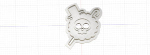 3D Printed One Piece Brooke Jolly Roger Pirate FlagCookie Cutter