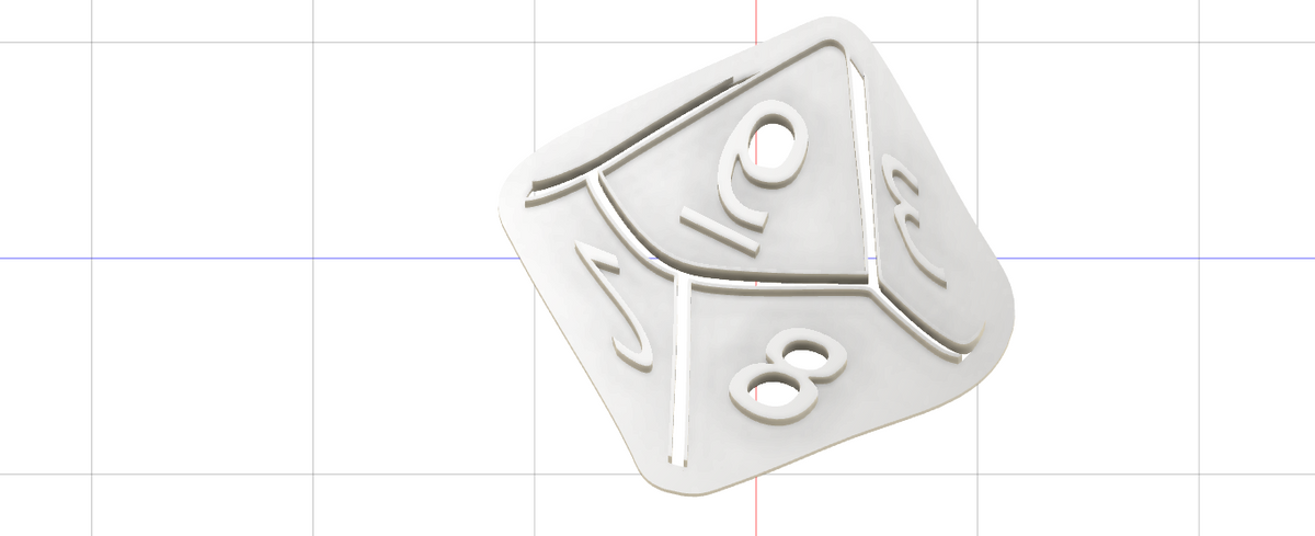 3D Model to Print Your Own D10 Cookie Cutter DIGITAL FILE ONLY ...