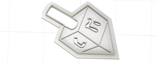 3D Model to Print Your Own Dreidel Cookie Cutter DIGITAL FILE ONLY