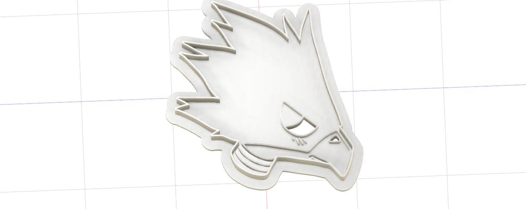 3D Printed My Hero Academia Fumikage Tokoyami Cookie Cutter