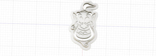 3D Model to Print Your Own Aladdin's Genie Cookie Cutter DIGITAL FILE ONLY