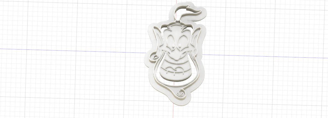 3D Printed Aladdin's Genie Cookie Cutter