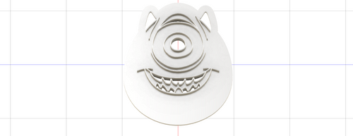 3D Model to Print Your Own Monsters Inc Mike Wazowski Cookie Cutter DIGITAL FILE ONLY