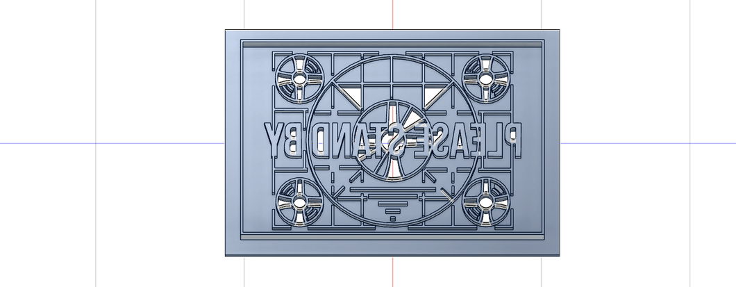 3D Printed Cookie Cutter Inspired by Fallout Please Stand By Screen