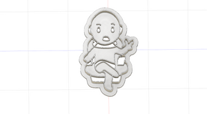 3D Printed Star Trek Captain Picard Cookie Cutter