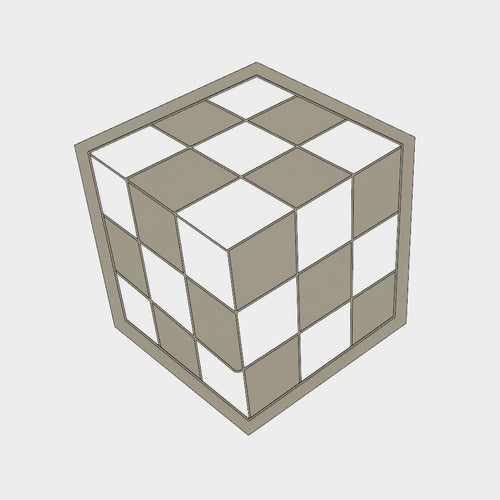 3D Model to Print Your Own Rubiks Cube Outline Cookie Cutter DIGITAL FILE ONLY