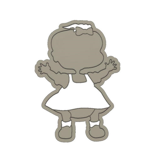 3D Model to Print Your Own Nickelodeon Rugrats Jill Cookie Cutter DIGITAL FILE ONLY