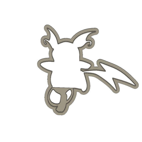 3D Model to Print Your Own Pokemon Rychu Outline Cookie Cutter DIGITAL FILE ONLY