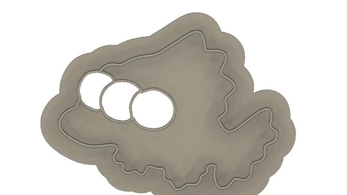 3D Model to Print Your Own Simpsons 3 Eyed Fish Blinky Cookie Cutter DIGITAL FILE ONLY