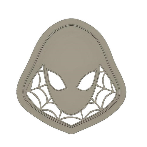 3D Model to Print Your Own Marvel Comics Spider Gwen Cookie Cutter DIGITAL FILE ONLY