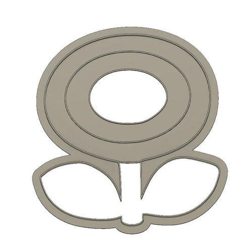 3D Model to Print Your Own Super Mario Bros Fire Flower Cookie Cutter DIGITAL FILE ONLY