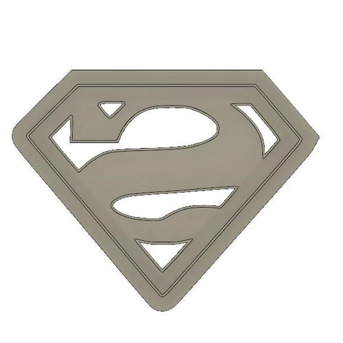 3D Model to Print Your Own DC Comics Superman Logo Cookie Cutter DIGITAL FILE ONLY
