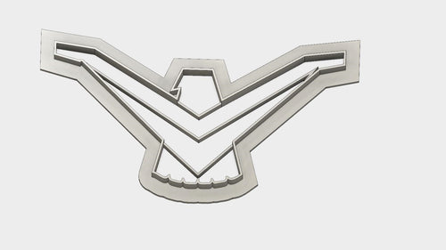 3D Model to Print Your Own 1959 Ford Thunderbird Emblem Cookie Cutter DIGITAL FILE ONLY