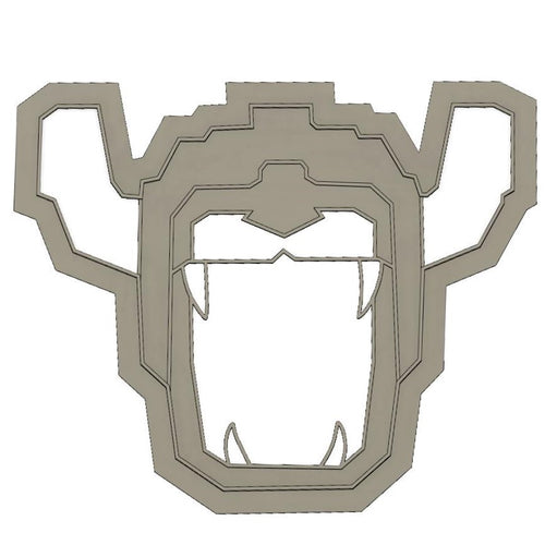 3D Model to Print Your Own Voltron Head Cookie Cutter DIGITAL FILE ONLY