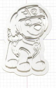 3D Printed Paw Patrol Zuma Water Rescue Dog Cookie Cutter