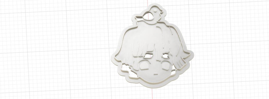 3D Printed Demon Slayer Zenitsu with Bird Cookie Cutter