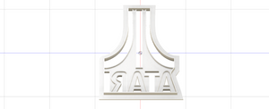3D Printed Cookie Cutter Inspired by Atari Logo