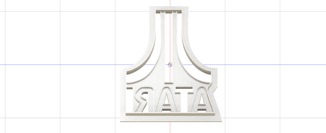3D Printed Cookie Cutter Inspired by Atari Logo
