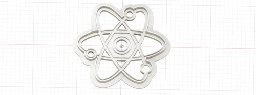 3D Model to Print Your Own Atom Cookie Cutter DIGITAL FILE ONLY