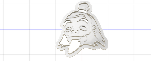 3D Model to Print Your Own Avatar Uncle Iroh Cookie Cutter DIGITAL FILE ONLY