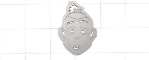 3D Model to Print Your Own Avatar Sokka Cookie Cutter DIGITAL FILE ONLY
