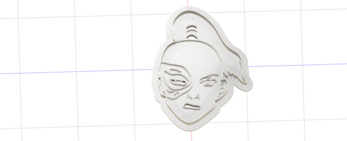 3D Model to Print Your Own Avatar Zuko Cookie Cutter DIGITAL FILE ONLY