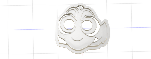 3D Model to Print Your Own Finding Nemo Baby Dory Cookie Cutter DIGITAL FILE ONLY