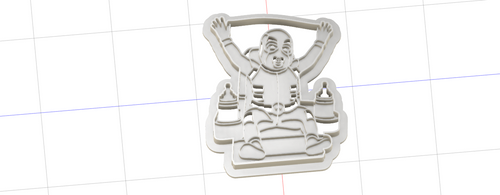 3D Model to Print Your Own Babypool Cookie Cutter DIGITAL FILE ONLY