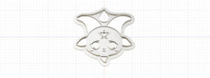 3D Printed Cute Baphomet Cookie Cutter