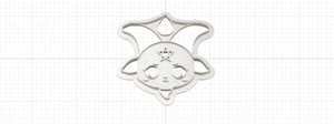 3D Printed Cute Baphomet Cookie Cutter