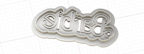 3D Model to Print Your Own Barbie Logo Cookie Cutter DIGITAL FILE ONLY