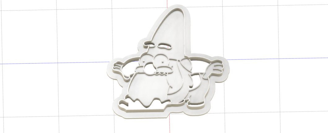 3D Printed Cookie Cutter Inspired by Gravity Falls Barfing Gnome