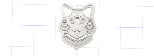 3D Model to Print Your Own Egyptian Goddess Bast Cookie Cutter DIGITAL FILE ONLY