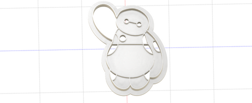 3D Model to Print Your Own Hero 6 Baymax Cookie Cutter DIGITAL FILE ONLY